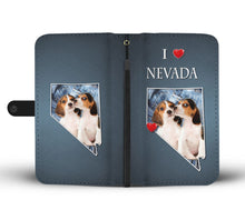 Load image into Gallery viewer, Cute Beagle Dog Print Wallet Case-Free Shipping-NV State