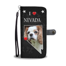 Load image into Gallery viewer, Cute Cavalier King Charles Spaniel Print Wallet Case-Free Shipping-NV State