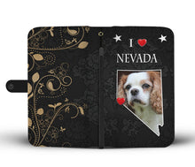Load image into Gallery viewer, Cute Cavalier King Charles Spaniel Print Wallet Case-Free Shipping-NV State
