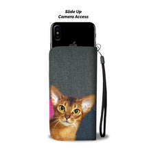 Load image into Gallery viewer, Abyssinian cat Print Wallet Case-Free Shipping-CT State