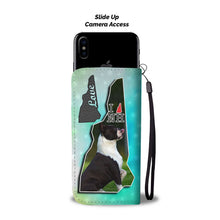 Load image into Gallery viewer, Boston Terrier Print Wallet Case-Free Shipping-NH State