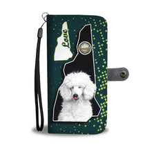 Load image into Gallery viewer, Cute Poodle Dog Print Wallet Case-Free Shipping-NH State