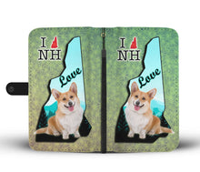 Load image into Gallery viewer, Cardigan Welsh Corgi Print Wallet Case-Free Shipping-NH State