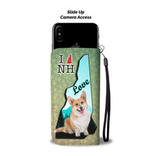 Load image into Gallery viewer, Cardigan Welsh Corgi Print Wallet Case-Free Shipping-NH State