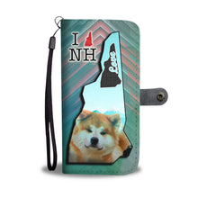 Load image into Gallery viewer, Cute Akita Print Wallet Case-Free Shipping-NH State