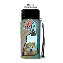 Load image into Gallery viewer, Cute Akita Print Wallet Case-Free Shipping-NH State
