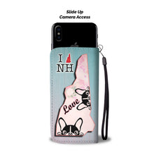 Load image into Gallery viewer, Cute Boston Terrier Dog Art Print Wallet Case-Free Shipping-NH State