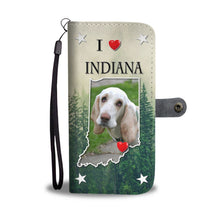 Load image into Gallery viewer, Cute Basset Hound Print Wallet Case-Free Shipping-IN State