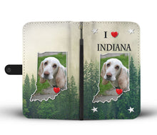Load image into Gallery viewer, Cute Basset Hound Print Wallet Case-Free Shipping-IN State