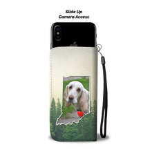 Load image into Gallery viewer, Cute Basset Hound Print Wallet Case-Free Shipping-IN State