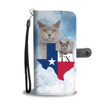 Load image into Gallery viewer, British Shorthair Cat Print Wallet Case-Free Shipping-TX State