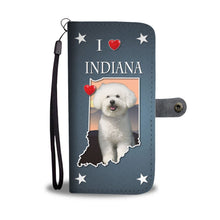 Load image into Gallery viewer, Cute Bichon Frise Print Wallet Case-Free Shipping-IN State