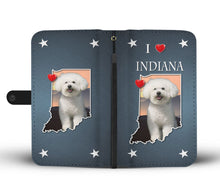 Load image into Gallery viewer, Cute Bichon Frise Print Wallet Case-Free Shipping-IN State