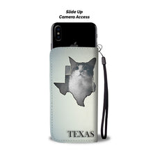 Load image into Gallery viewer, Cute Munchkin Cat Print Wallet Case-Free Shipping-TX State