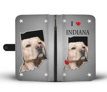 Load image into Gallery viewer, Cute Labrador Retriever Print Wallet Case-Free Shipping-IN State