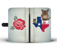 Load image into Gallery viewer, Burmese cat Print Wallet Case-Free Shipping-TX State