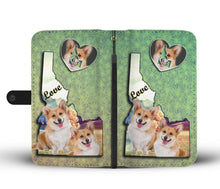 Load image into Gallery viewer, Cardigan Welsh Corgi Dog Print Wallet Case-Free Shipping-ID State