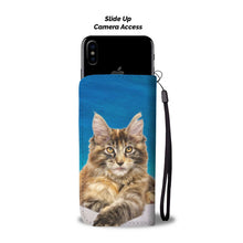 Load image into Gallery viewer, Cute Maine Coon Print Wallet Case-Free Shipping-IN State