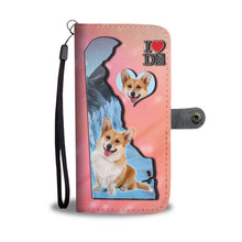 Load image into Gallery viewer, Cardigan Welsh Corgi Print Wallet Case-Free Shipping-DE State