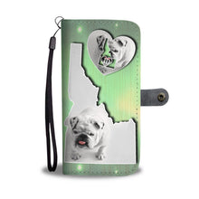 Load image into Gallery viewer, Cute Bulldog Puppy Print Wallet Case-Free Shipping-ID State