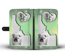 Load image into Gallery viewer, Cute Bulldog Puppy Print Wallet Case-Free Shipping-ID State