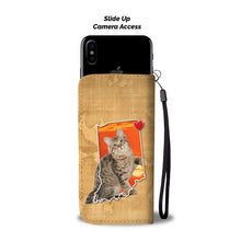 Load image into Gallery viewer, Cute American Bobtail Cat Print Wallet Case-Free Shipping-IN State