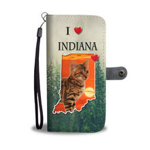 Load image into Gallery viewer, Cute Bengal Cat Print Wallet Case-Free Shipping-IN State