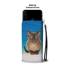Load image into Gallery viewer, Burmese Cat Print Wallet Case-Free Shipping-IN State