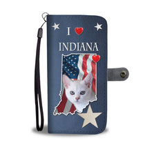 Load image into Gallery viewer, Burmilla Cat Print Wallet Case-Free Shipping-IN State