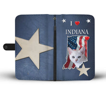 Load image into Gallery viewer, Burmilla Cat Print Wallet Case-Free Shipping-IN State