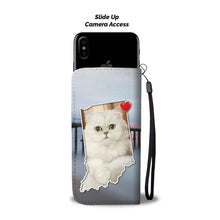Load image into Gallery viewer, Cute Persian Cat Print Wallet Case-Free Shipping-IN State