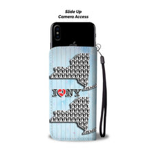 Load image into Gallery viewer, Boston Terrier Pattern Print Wallet Case-Free Shipping-NY State