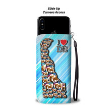 Load image into Gallery viewer, Cavaliar King Charles On Heart Print Wallet Case-Free Shipping-DE State