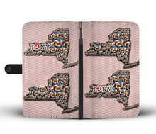 Load image into Gallery viewer, Cavalier King Charles On Heart Print Wallet Case-Free Shipping-NY State
