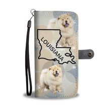 Load image into Gallery viewer, Chow Chow Dog Print Wallet Case-Free Shipping-LA State
