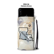 Load image into Gallery viewer, Chow Chow Dog Print Wallet Case-Free Shipping-LA State