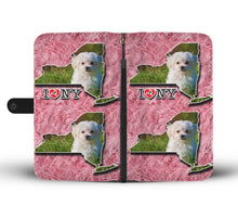 Load image into Gallery viewer, Cute Maltese Dog Print Wallet Case-Free Shipping-NY State