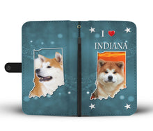 Load image into Gallery viewer, Cute Akita Dog Print Wallet Case-Free Shipping-IN State