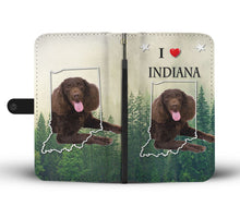 Load image into Gallery viewer, Cute American Water Spaniel Print Wallet Case-Free Shipping-IN State
