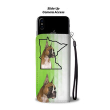 Load image into Gallery viewer, Boxer Dog Print Wallet Case-Free Shipping-MN State