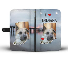 Load image into Gallery viewer, Chinook Dog Print Wallet Case-Free Shipping-IN State