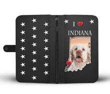 Load image into Gallery viewer, Clumber Spaniel Print Wallet Case-Free Shipping- IN State