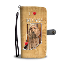 Load image into Gallery viewer, Cocker Spaniel Print Wallet Case-Free Shipping-IN State