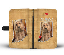Load image into Gallery viewer, Cocker Spaniel Print Wallet Case-Free Shipping-IN State