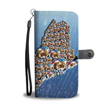 Load image into Gallery viewer, Cavalier King Charles Spaniel On Hearts Print Wallet Case-Free Shipping-ME State