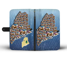 Load image into Gallery viewer, Cavalier King Charles Spaniel On Hearts Print Wallet Case-Free Shipping-ME State