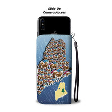 Load image into Gallery viewer, Cavalier King Charles Spaniel On Hearts Print Wallet Case-Free Shipping-ME State