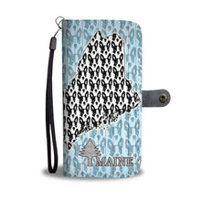 Load image into Gallery viewer, Cute Boston Terrier Pattern Print Wallet Case-Free Shipping-ME State