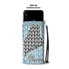 Load image into Gallery viewer, Cute Boston Terrier Pattern Print Wallet Case-Free Shipping-ME State