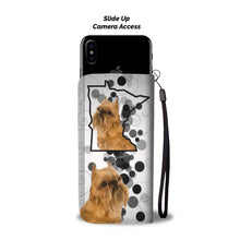 Load image into Gallery viewer, Brussels Griffon Print Wallet Case-Free Shipping-MN State